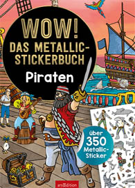 Metallic-Stickerbuch Wow Piraten